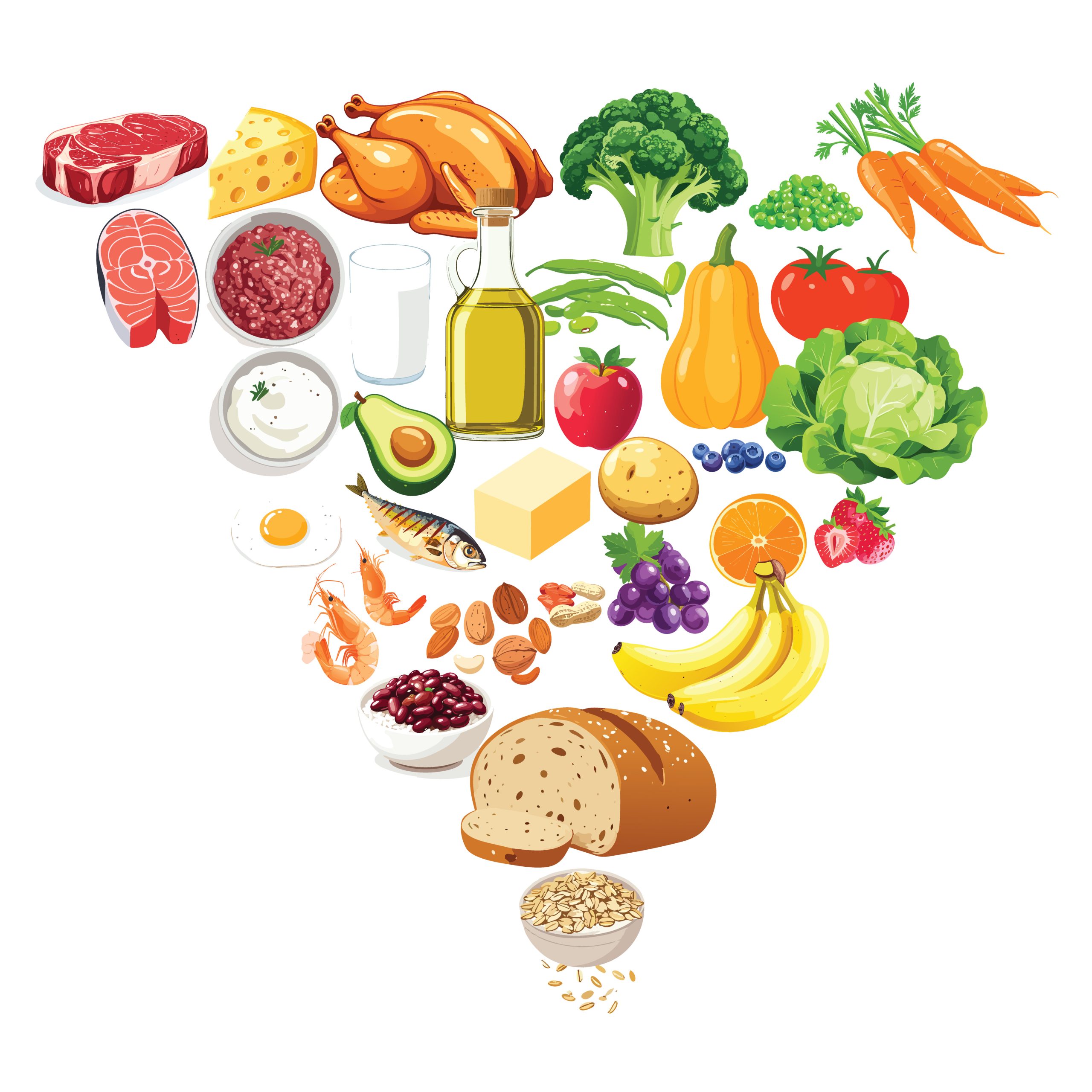 New Federal Dietary Guidelines Turn The Food Pyramid Upside Down The